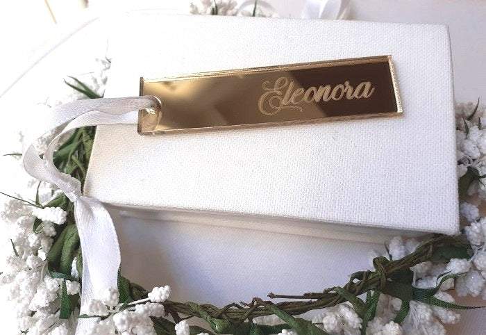 Segnaposto plex rettangolare - Skizzografico