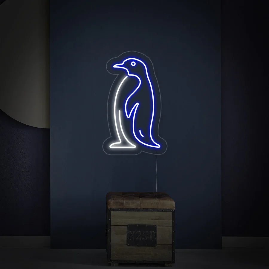 Pinguino neon - Skizzografico