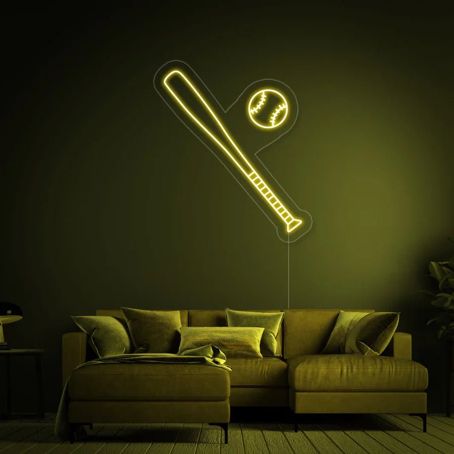 Baseball neon - Skizzografico