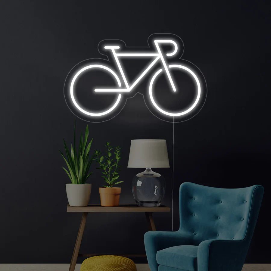 bicicletta neon - Skizzografico