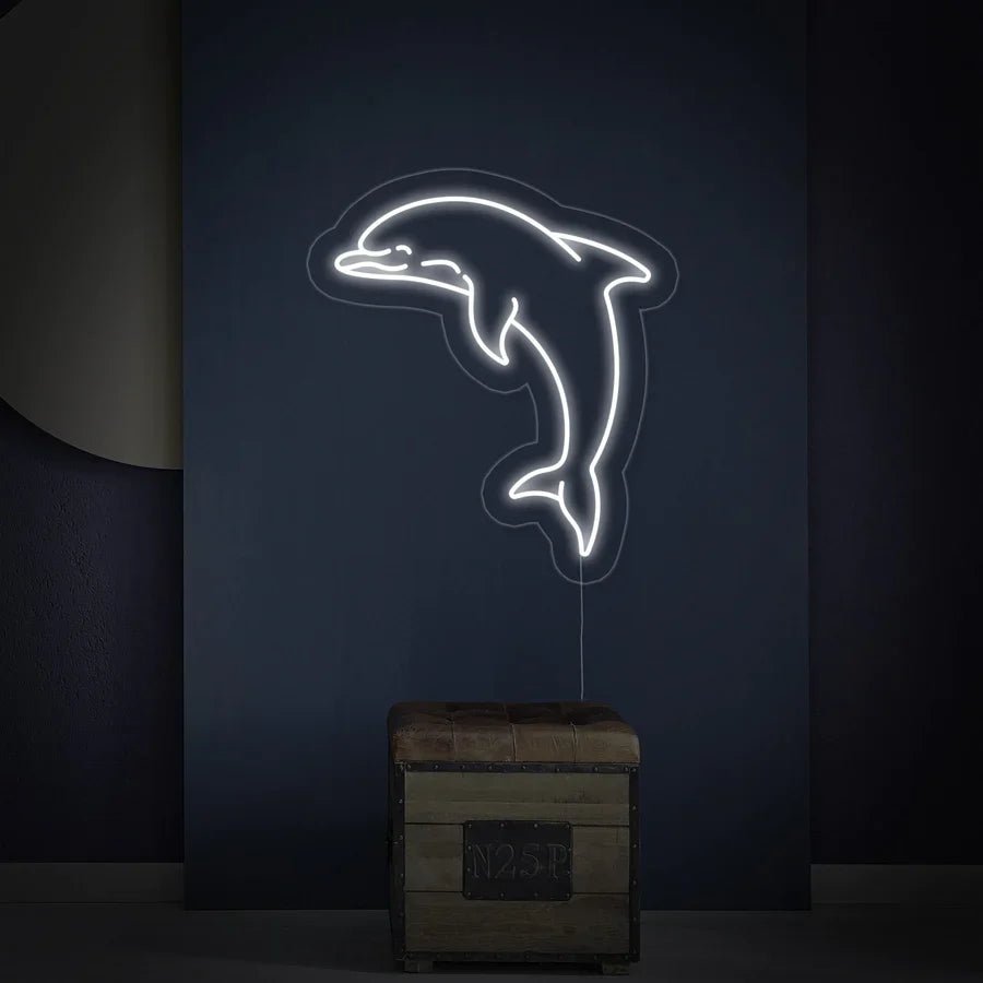 delfino neon - Skizzografico