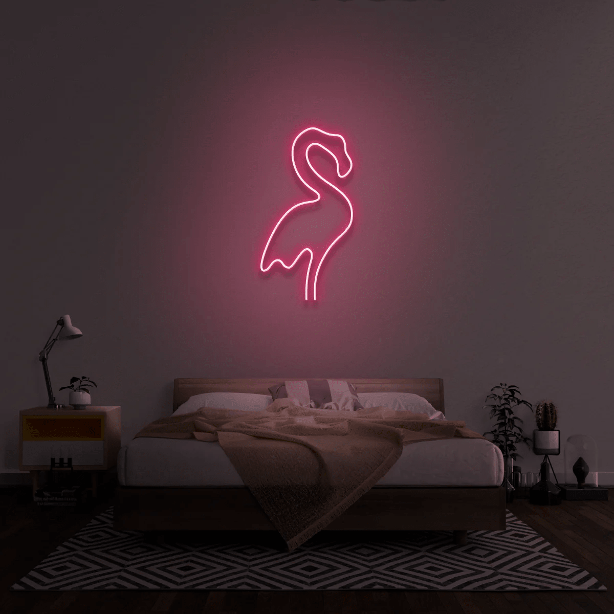 Fenicottero neon - Skizzografico