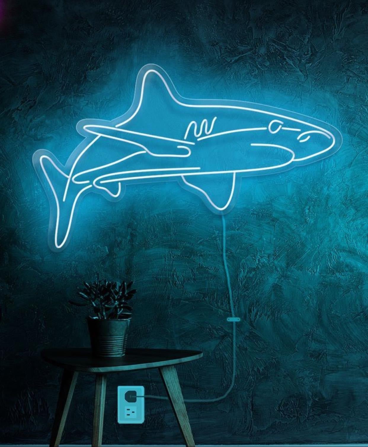 Squalo neon - Skizzografico
