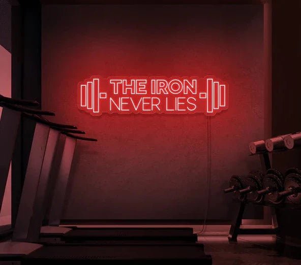 The iron never lies neon - Skizzografico