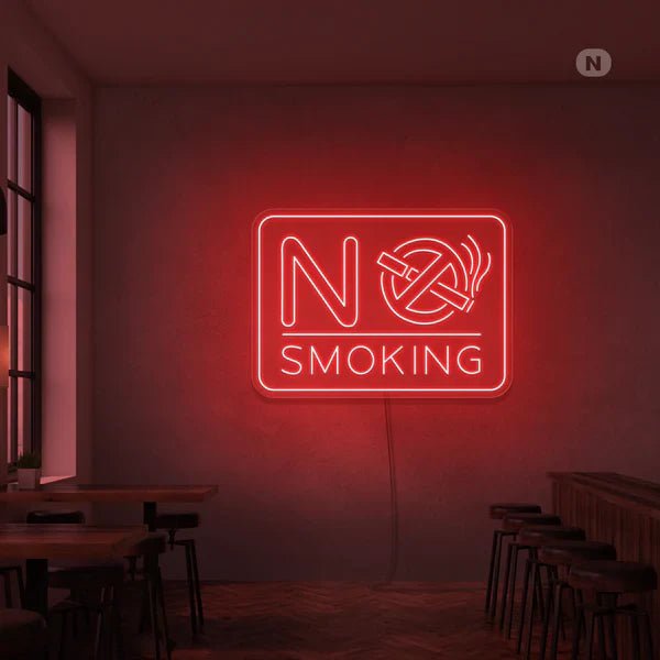 non fumare neon - Skizzografico