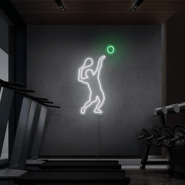 Tennis neon - Skizzografico