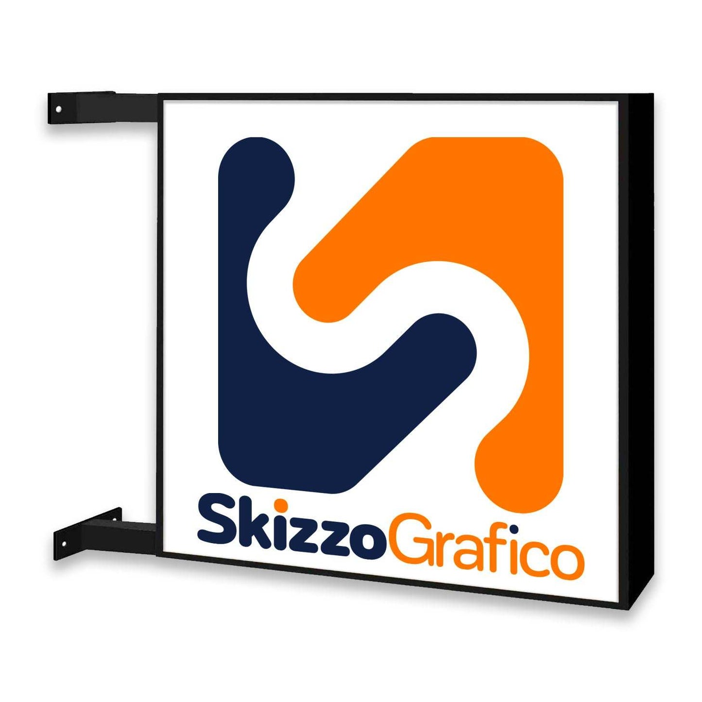 Insegna a bandiera Deluxe - Skizzografico