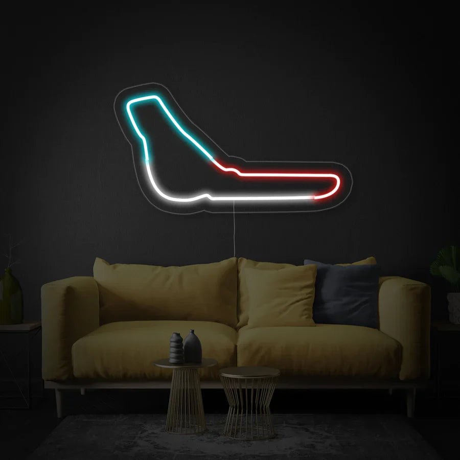 Circuito Monza F1 neon - Skizzografico