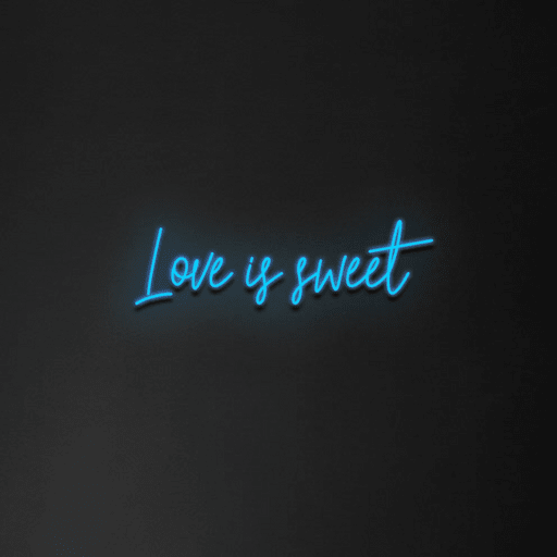 love is sweet Neon - Skizzografico