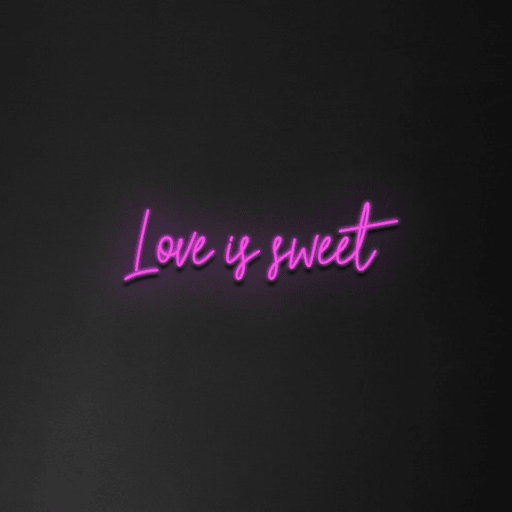 love is sweet Neon - Skizzografico