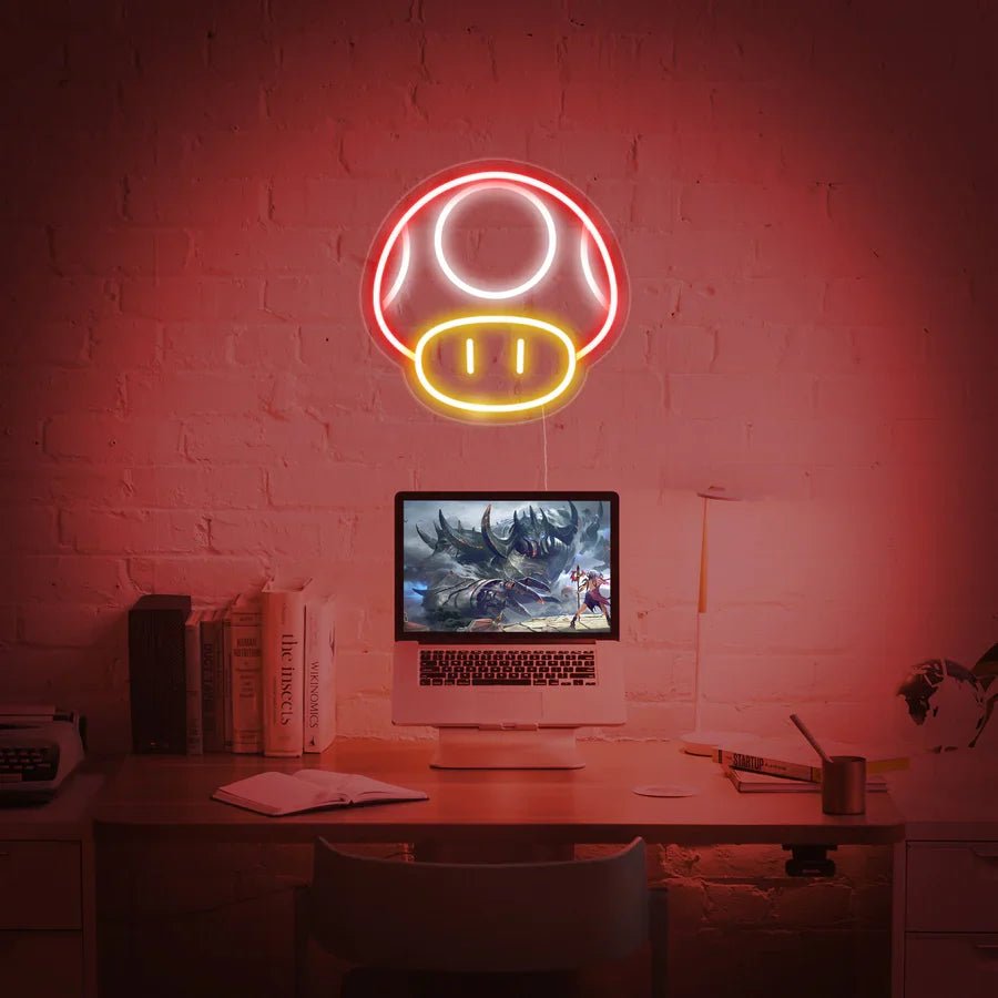 Super mario vita neon - Skizzografico