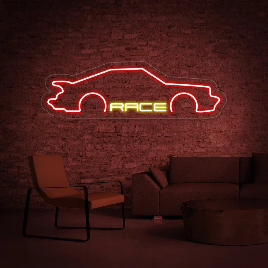 Race neon - Skizzografico