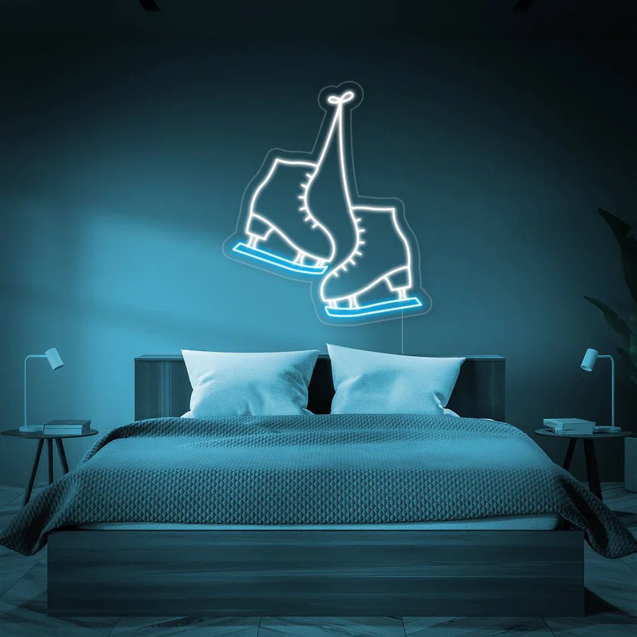 skate su ghiaccio neon - Skizzografico