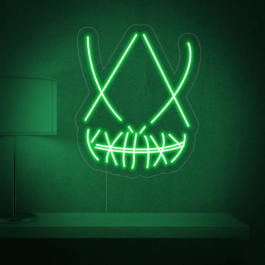 Skull joker neon - Skizzografico