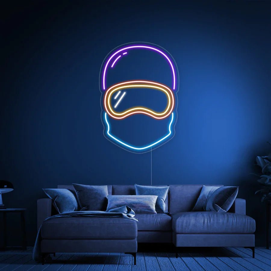 Snowborder neon - Skizzografico