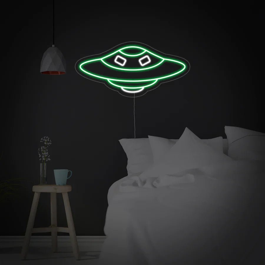 Ufo navicella neon - Skizzografico