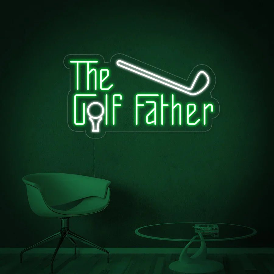 the golf father neon - Skizzografico