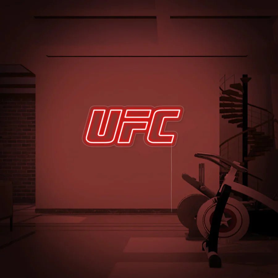 UFC logo neon - Skizzografico