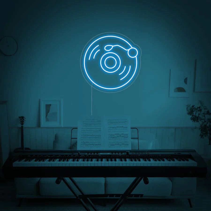Disco Vinile neon