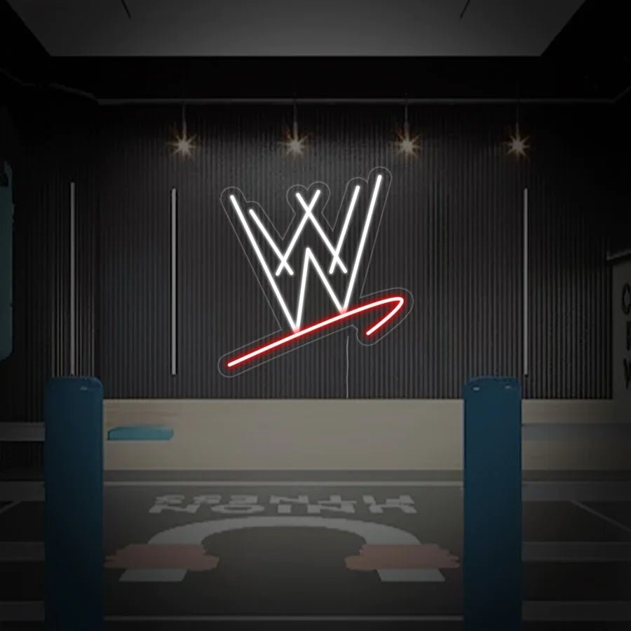 wwe logo neon - Skizzografico