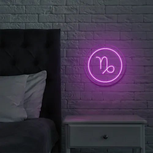 Capricorno Neon - Skizzografico