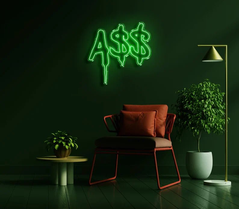 ASS neon - Skizzografico