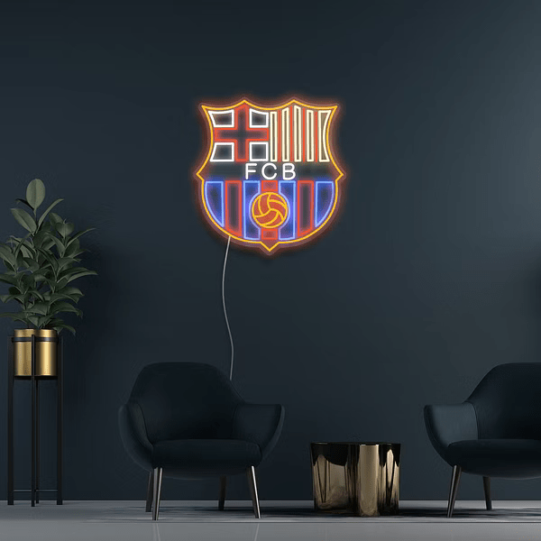 barcellona logo neon - Skizzografico