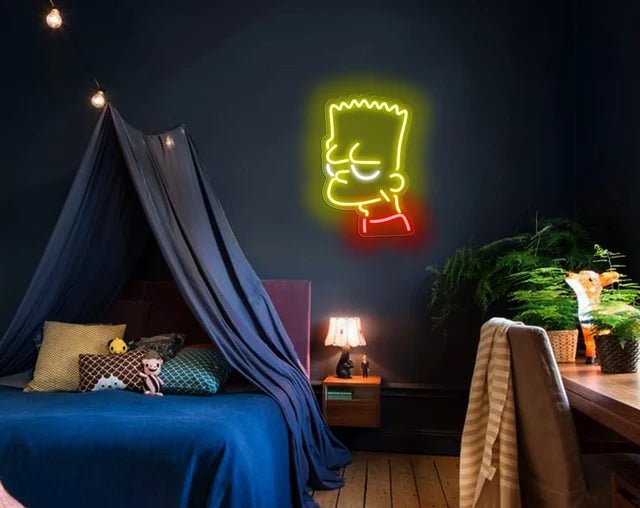 bart The simpson neon - Skizzografico