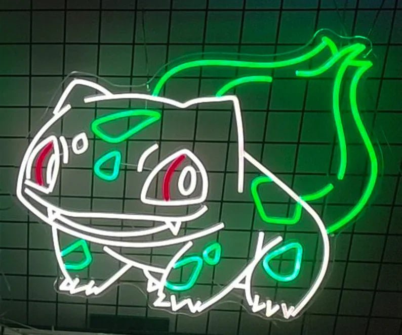 bulbasaur pokemon neon - Skizzografico