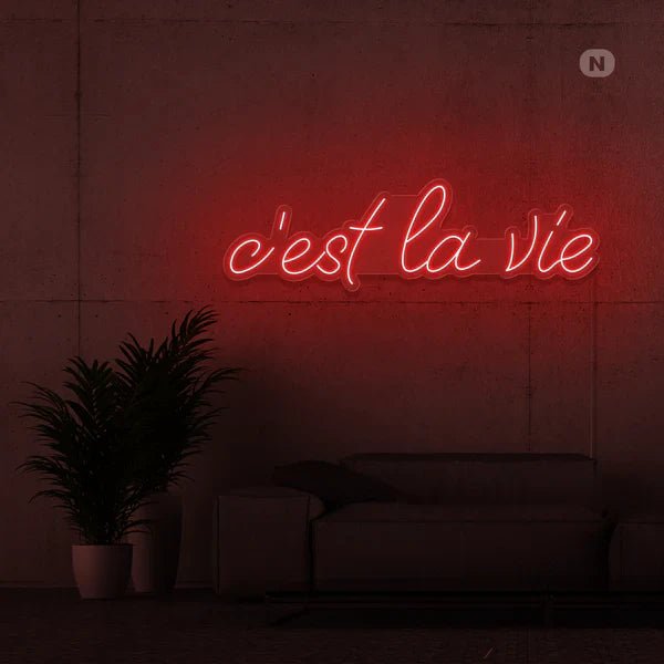 C'est la vie neon - Skizzografico