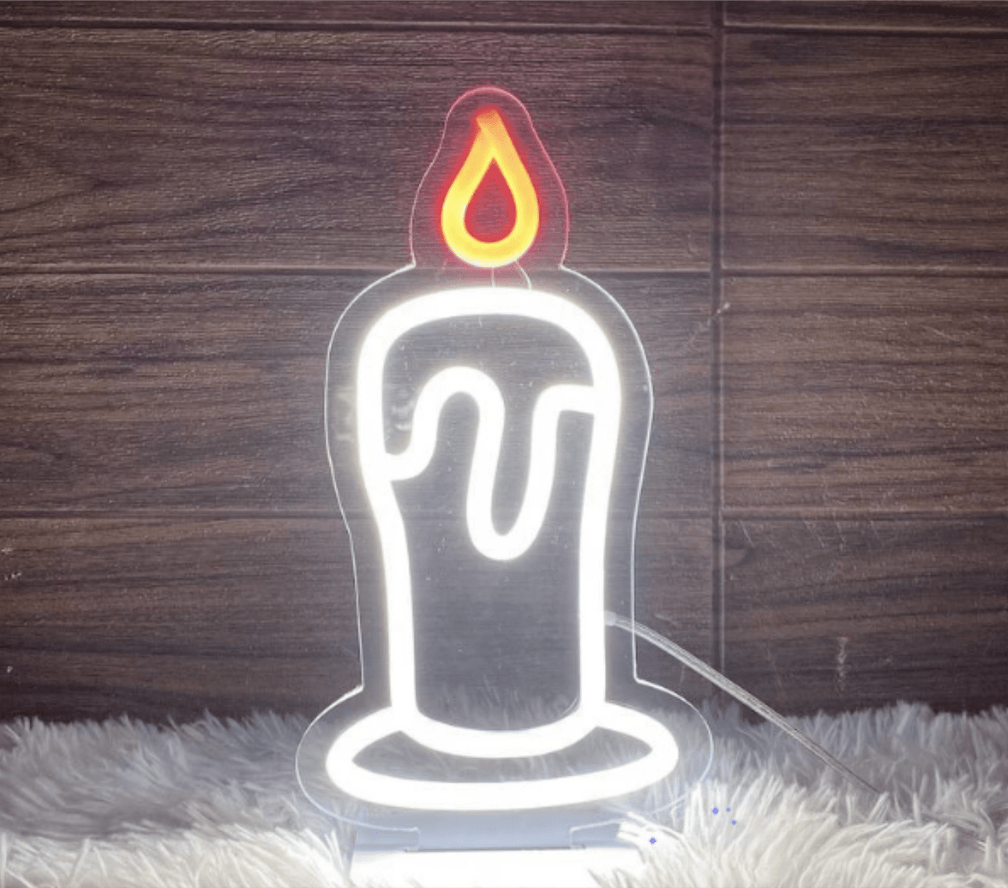 Candela neon lampada - Skizzografico