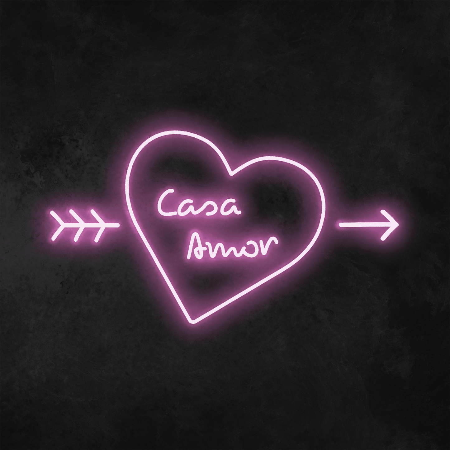 Casa amor neon - Skizzografico