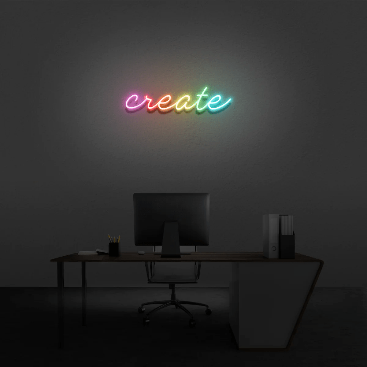 Create neon - Skizzografico