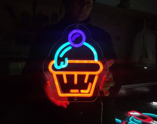 cupcake Neon - Skizzografico