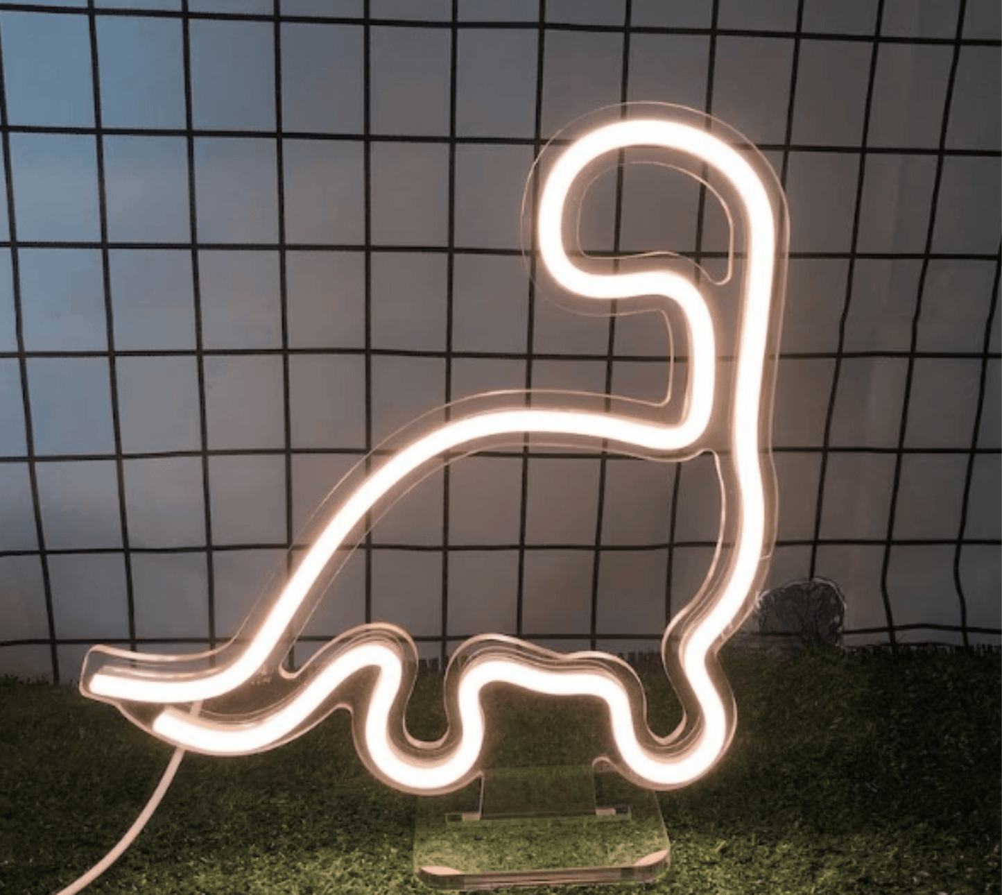Dinosauro neon lampada - Skizzografico