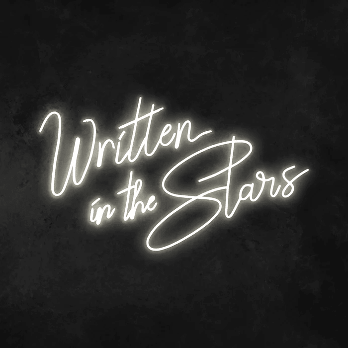 Written in the Stars neon - Skizzografico