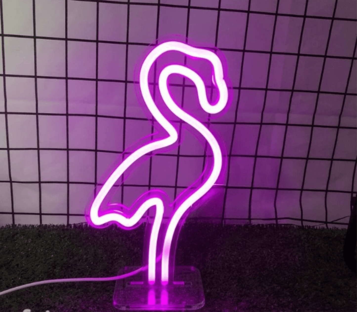 Fenicottero neon lampada - Skizzografico