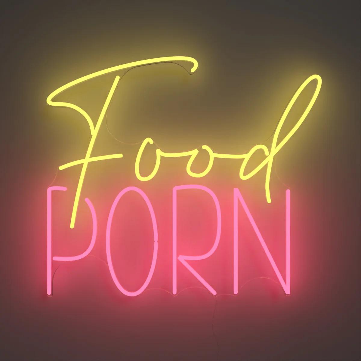 Food porn neon - Skizzografico