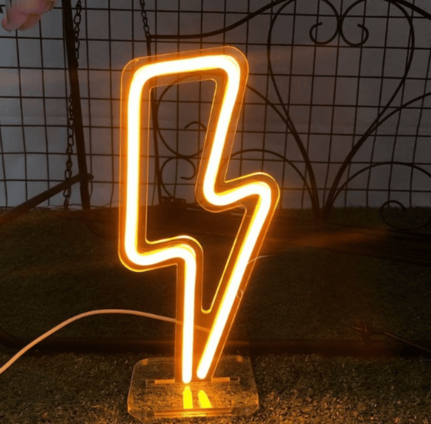 Fulmine neon lampada - Skizzografico