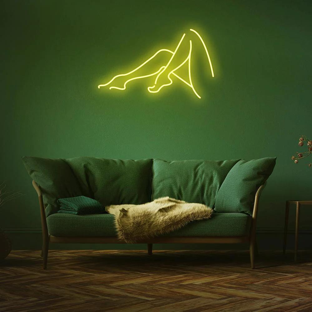 Gambe neon - Skizzografico