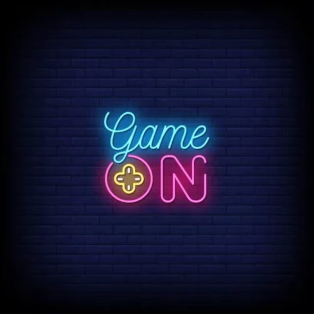 Game on neon