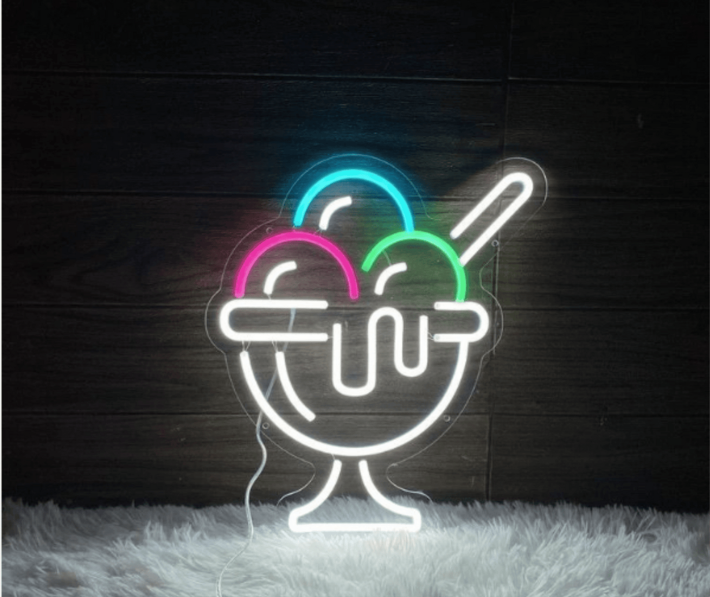 Gelato neon lampada - Skizzografico