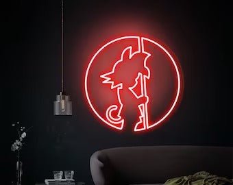 Son Goku neon - Skizzografico