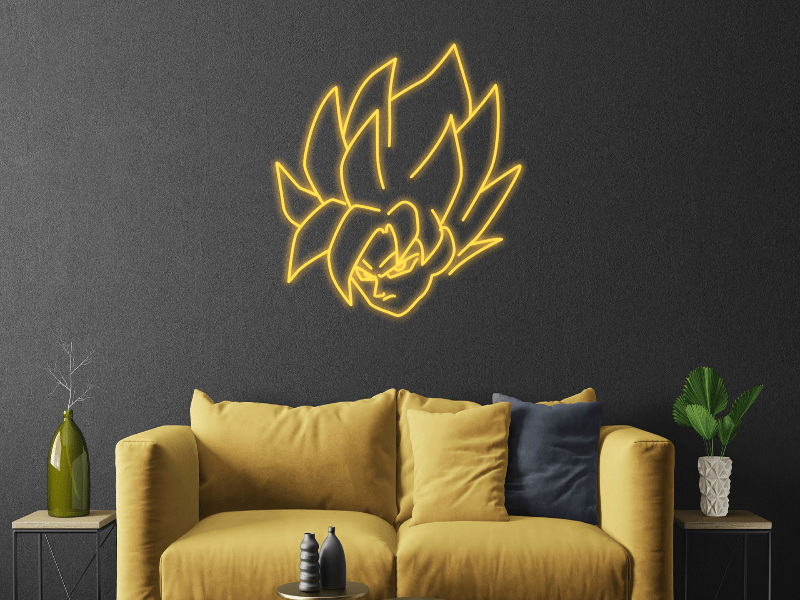 Goku Sayan neon - Skizzografico