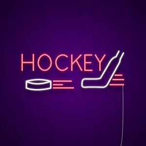 Hockey neon - Skizzografico