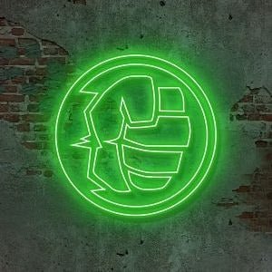 logo hulk neon - Skizzografico