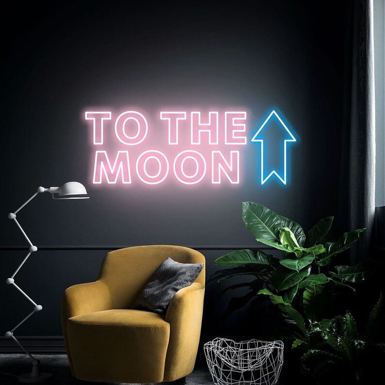 To The Moon neon - Skizzografico