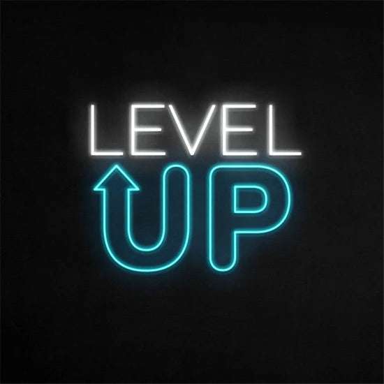 Level up neon - Skizzografico