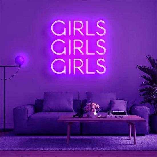 Girl Girl Girl neon - Skizzografico