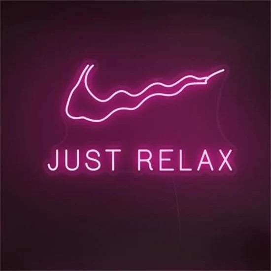 Just relax neon - Skizzografico
